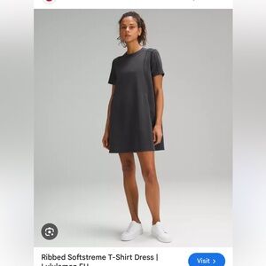 Lululemon Ribbed Softstreme T shirt Dress